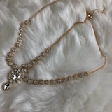 Kundan stones hair chain head chain head jewellery