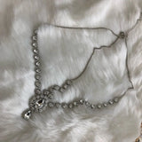 Kundan stones hair chain head chain head jewellery