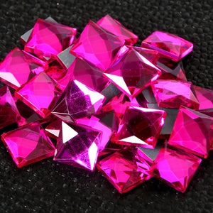 Rose Red Glass Crystal Rhinestones DIY Wedding Dress Headpiece Jewelry