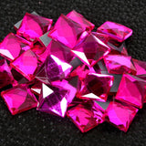 Rose Red Glass Crystal Rhinestones DIY Wedding Dress Headpiece Jewelry