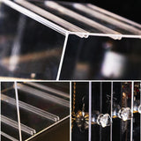 Earrings Display Stand Box Organizer Jewelry Holder Multi-hooks