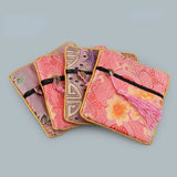 Multicolor Square Zipper Bag Lucky Gift Pouch 10pc