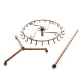 23 Hooks Rotary Necklace Bracelet Holder Jewelry Display Stand