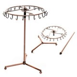23 Hooks Rotary Necklace Bracelet Holder Jewelry Display Stand