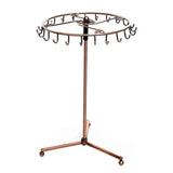 23 Hooks Rotary Necklace Bracelet Holder Jewelry Display Stand