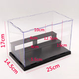 3-Tier Dustproof Acrylic Figure Display Case