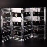 Lady Necklace Stud Earrings Holder Showcase Jewelry Display