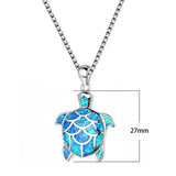 Personality Fish Fillet Turtle Pendant Necklace Women
