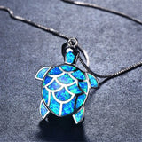 Personality Fish Fillet Turtle Pendant Necklace Women