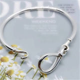 Silver CZ Star Chain Bracelet for Women
