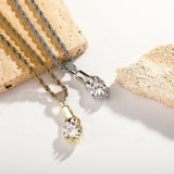 Zircon Advanced Sense Palm Pendant Men Women Accessories