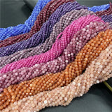 Small Natural Faceted Stone Beads Quartzs Crystal 2/3/4mm for Jewelry Making