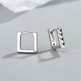 925 Silver Women's High Carved Retro Earrings