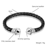 Men's Stainless Steel Skull Bracelet