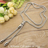 Romantic Silver Chain Necklace For Women