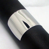Polished Steel 50mm Wide Cuff Bangle Bracelet 3pcsx