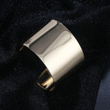 Polished Steel 50mm Wide Cuff Bangle Bracelet 3pcsx