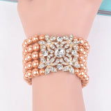 Five-Layer Pearl Bracelet - Wedding Gift & Banquet Jewelry