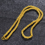 24k Coating Men's Wedding Chain Necklace for Party