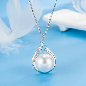 Water Pearl Shell Pendant Necklace Set Women's Jewelry