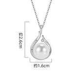Water Pearl Shell Pendant Necklace Set Women's Jewelry