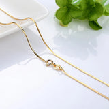 Real 14k Coated Chain Necklace for Women - 18 inch