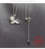 S925 Silver Pearl Pendant Necklace For Women