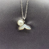 S925 Silver Pearl Pendant Necklace For Women
