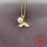 S925 Silver Pearl Pendant Necklace For Women