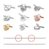 925 Sterling Silver 3mm Snake Chain Bangles Men Women DIY Gift