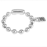 Stainless Steel Silver Bead Necklace - Perfect Gift for Women