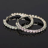 Exaggeration Stud Earrings for Women Jewelry Zircon Ins Hot Temperament Earrings