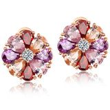 HUAMI Jewelry Cubic Zircon Stud Earrings for Women