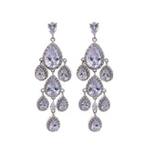 HUAMI Long Water Drop Earrings Multicolor Christmas Style Jewelry
