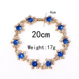 HUAMI Lucky Sun Flower Bracelet Zircon Christmas Gift Women