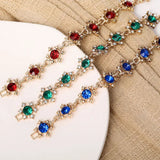 HUAMI Lucky Sun Flower Bracelet Zircon Christmas Gift Women