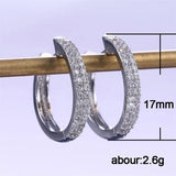 HUAMI Women's Silver CZ Wedding Rings Charming Party Jewelry