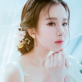 HUAMI14K Butterfly Hollow Wing Earrings for Women