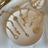 Baroque Pearls Chain Bracelet for Women Girl Party Jewelry