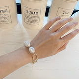 Baroque Pearls Chain Bracelet for Women Girl Party Jewelry