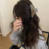 Acetate Large Hairclips Alphabet Shark Clip Headwear Hair Accessories