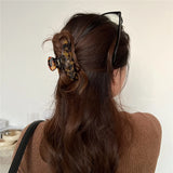 Acetate Large Hairclips Alphabet Shark Clip Headwear Hair Accessories
