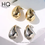 Chunky Large Big Water Drop Earrings for Women Girls
