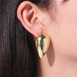 Chunky Large Big Water Drop Earrings for Women Girls