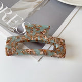 Acetate Square Hair Clips for Women