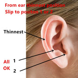 Geometric Distortion Curve Clip Earrings for Women Girl