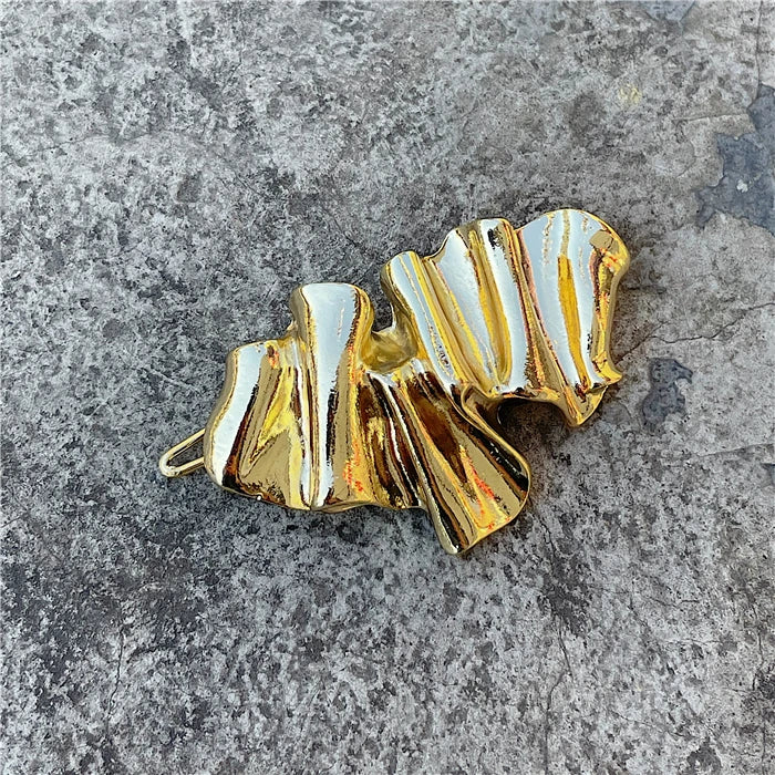Metal Geometric Rectangle Multilayer Hair Clip for Women