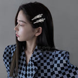 Metal Geometric Rectangle Multilayer Hair Clip for Women