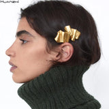Metal Geometric Rectangle Multilayer Hair Clip for Women