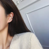 Freshwater Pearl Leaves Ear Bone Clip Ear Hook Earring